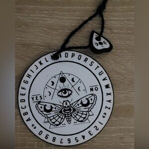 Christmas decor goth Ouija ornament Death Head Moth pagan witch Halloween